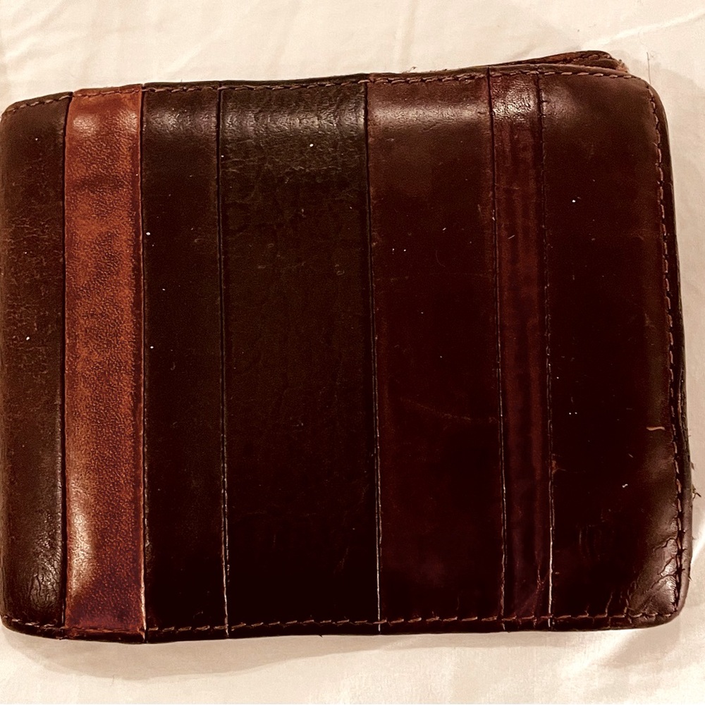 Massimo Dutti Leather wallet mens.